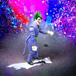 4" Mattel DC Universe Infinite Heroes The Joker Action Figure only ~ Purple